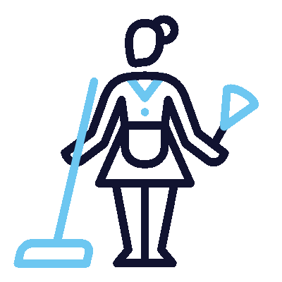 Wired outline 1522 housekeeper